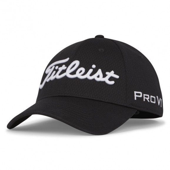 Titleist Tour Elite Cap Black White